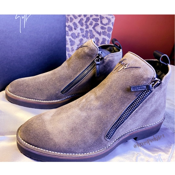 giuseppe zanotti • NEW • mens designer suede boots main image 14